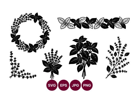 Botanical Foliage Wreath and Sprigs Guide