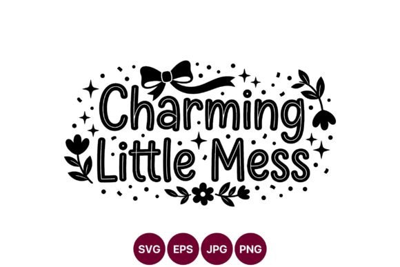 Charming Little Mess Hand Lettering with Floral Elegance