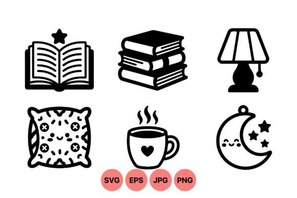 Curating the Perfect Atmosphere with Cozy Reading Night Icons