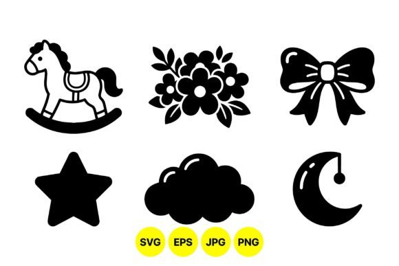 Cute Baby Icon Vector Pack Evaluation
