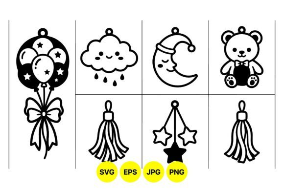 Cute Kids Party Vector Icons: A Versatile Design Solution for Children's Events