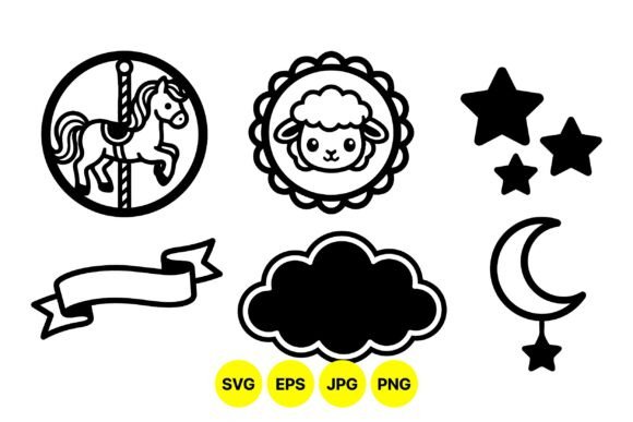 Cute Nursery Icon Clipart Set: A Strategic Asset for Child-Centric Branding
