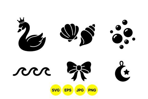 Elevating Design with the Elegant Sea Life Silhouette Pack