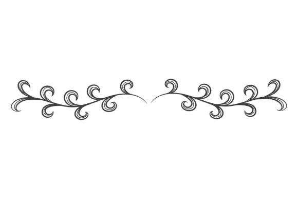 Elevating Digital Design with the Botanical Filigree Divider