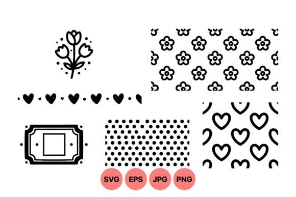 Hand Drawn Valentine Patterns: A Practical Evaluation
