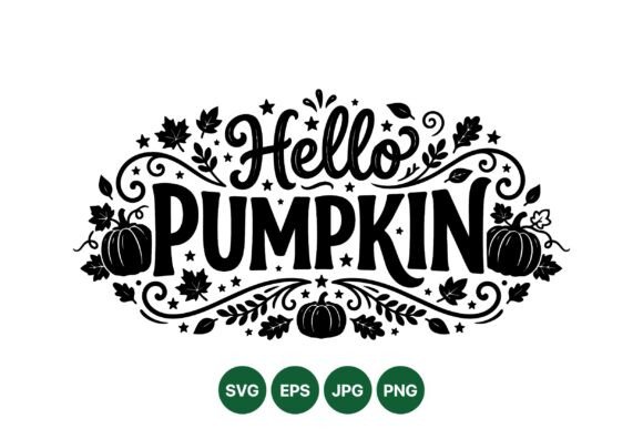 Hello Pumpkin Fall SVG Design: Elevating Seasonal Creativity
