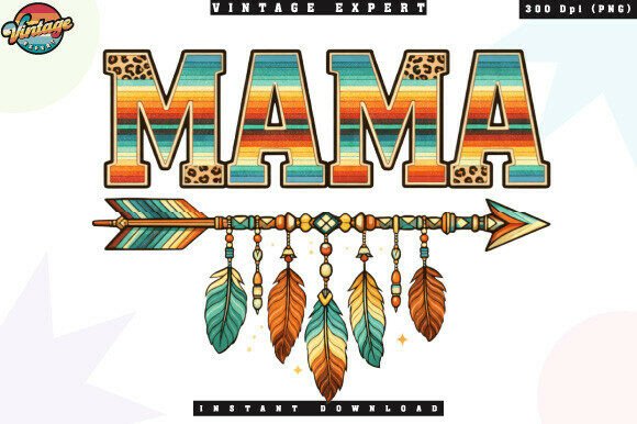 Integrating the Mama Western Aesthetic Feather Arrow PNG into Your Creative Workflow