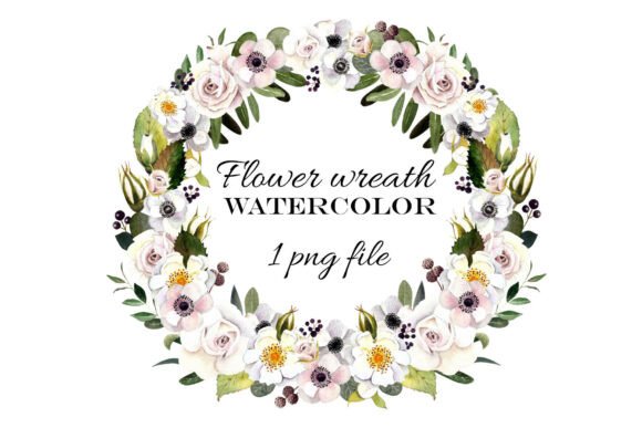 The Art and Utility of the Watercolor White Floral Wreath