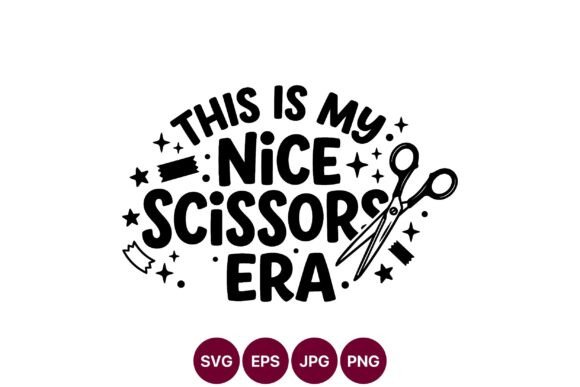 This Is My Nice Scissors SVG: A Creative Asset