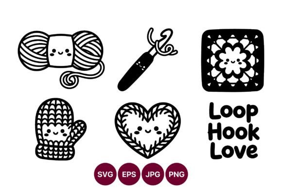 Unlocking Creative Potential with the Crochet Yarn Icons Collection